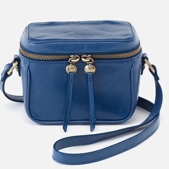 NWT New Hobo Pixie Crossbody Bag Atlantis Blue Leather Retired